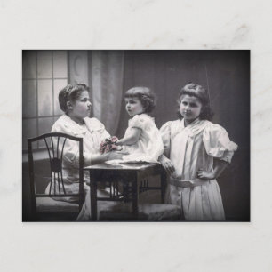 Vintage-Schwestern Postkarte