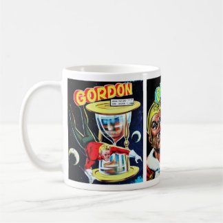 Vintage Sci-Fi-Comic-Bücher Kaffeetasse