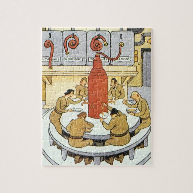 Vintage Science Fiction, Arbeitswissenschaftler es (Vertikal)