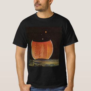 Vintage Science-Fiction, Astronauten auf Ganymed T-Shirt
