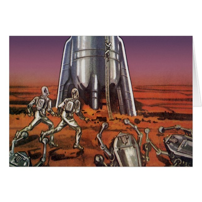 Vintage Science Fiction, Astronauten Käfer Außerir (Vorderseite (Horizontal))