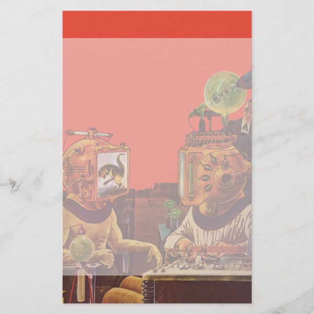 Vintage Science Fiction, Briefpapier (Vorderseite)