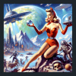 Vintage Science Fiction der 50er Jahre Poster<br><div class="desc">Vintage Science Fiction der 50er Jahre</div>