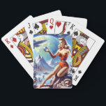 Vintage Science Fiction der 50er Jahre Spielkarten<br><div class="desc">Vintage Science Fiction der 50er Jahre</div>