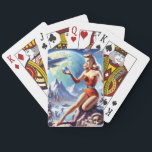 Vintage Science Fiction der 50er Jahre Spielkarten<br><div class="desc">Vintage Science Fiction der 50er Jahre</div>