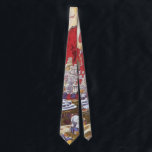 Vintage Science Fiction, die verlorene Stadt Atlan Krawatte<br><div class="desc">Vintages Bild der Science Fiction mit Alien-Frauen, die über eine futuristische Stadt schauen, mit einem Wasserbrunnen in der Mitte, Außerirdischen mit Eidechsen für Haustiere, griechischer oder römischer Bauart und einem riesigen Mond im Hintergrund. Könnte die verlorene Stadt Atlantis sein! Ein klassisches Comic Buch Zukunft Retro Sci fi Szene aus dem...</div>