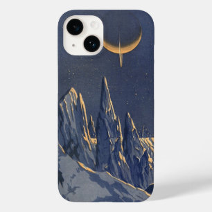Vintage Science-Fiction, Halbmond-Schneeplanet title_seo2