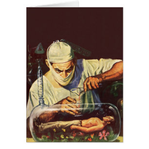 Vintage Science Fiction, Laboratory Mad Scientist