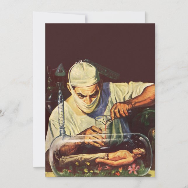 Vintage Science Fiction, Labormastwissenschaftler (Vorderseite)