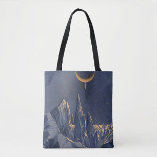 Vintage Science Fiction, Mondschneeplanet Tasche