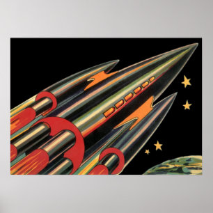 Vintage Science Fiction Poster