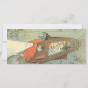 Vintage Science-Fiction-Steampunk-U-Boot im Meer