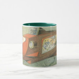 Vintage Science Fiction Steampunk U-Boot Tasse