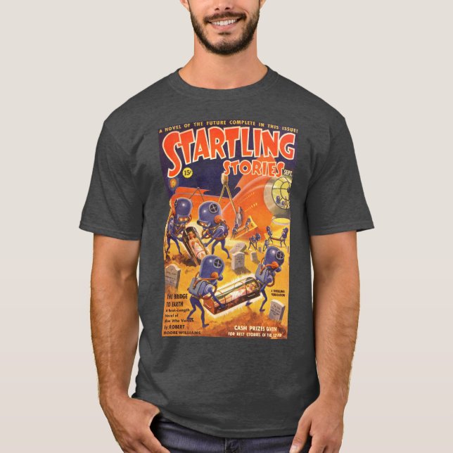 Vintage Science Fiction T-Shirt (Vorderseite)