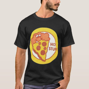 Vintage Scratch und Sniff Stickers Hot Stuff Pizza T-Shirt