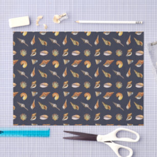 Vintage Seashell Decoupage Tissue Marine Seidenpapier