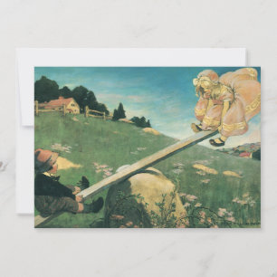 Vintage See Saw Margery Daw, Jessie Willcox Smith