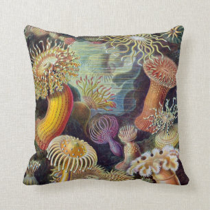 Vintage Seeanemonen Kissen