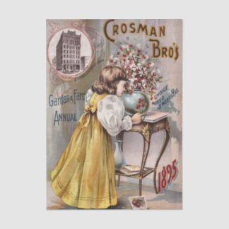 Vintage Seed Store, Crosman Bros 1895, Sweet Peas Seidenpapier