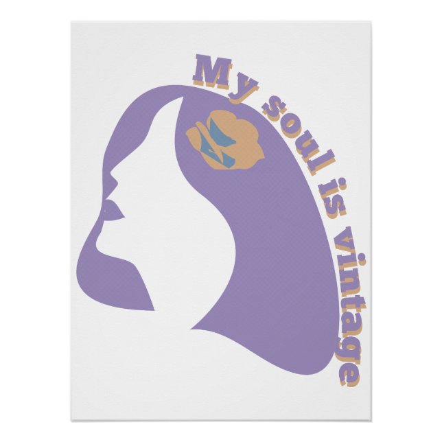 vintage Seele  Poster (Vorderseite)