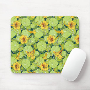Vintage Seerosen Mousepad
