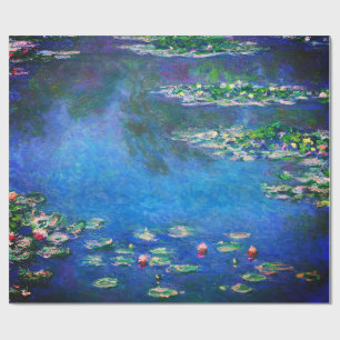 Vintage Seerosen von Claude Monet Geschenkpapier