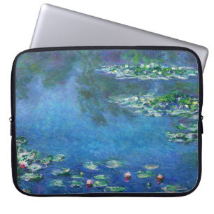 Vintage Seerosen von Claude Monet Laptopschutzhülle