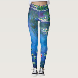 Vintage Seerosen von Claude Monet Leggings