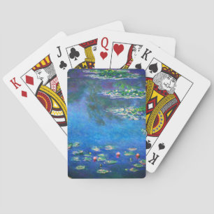 Vintage Seerosen von Claude Monet Spielkarten