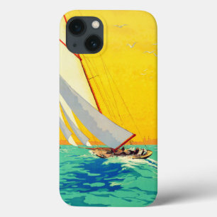 Vintage Segelboote Französisch Reisen Case-Mate iPhone Hülle