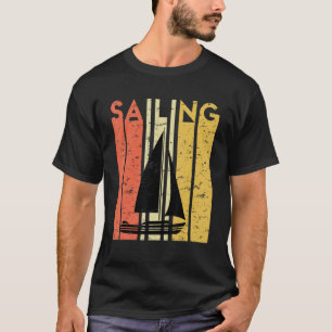 Vintage-Segelschiff Bootsanker Regatta T-Shirt