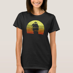 Vintage Segelschiff Piratenschiff Kapitän Nautical T-Shirt