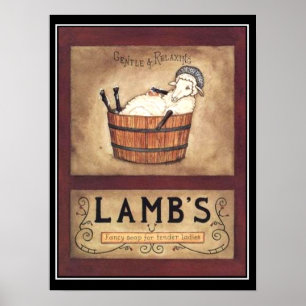 Vintage-Seifenwerbeposter Poster