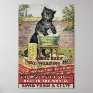 Vintage Seifenwerbung Poster