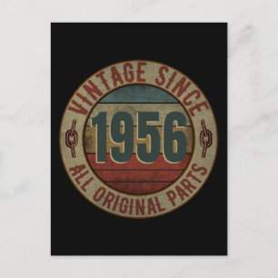 VINTAGE SEIT 1956 ALLE ORIGINALTEILE POSTKARTE