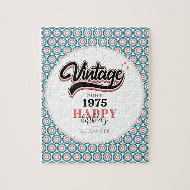 Vintage seit - 1975 (Vertikal)