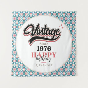 Vintage seit - 1976 wandteppich