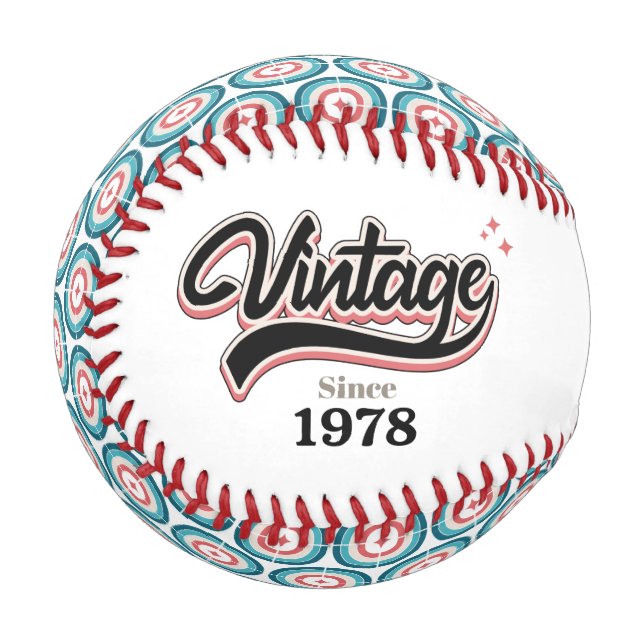 Vintage seit - 1978 baseball (Vorderseite Links)