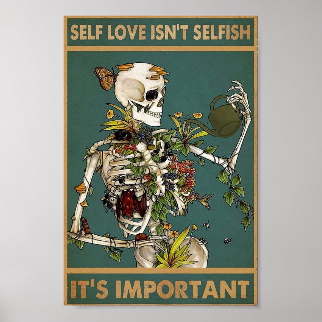 Vintage Selflose Poster (Vorne)