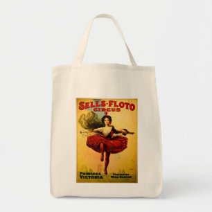 Vintage Sells-Floto Zirkusposter Tragetasche