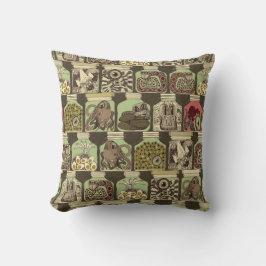Vintage, seltsame Beizen Kissen