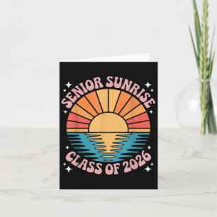 Vintage Senior Sunrise 2026 Absolventen von Cl Karte
