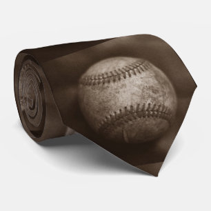 Vintage-Sepia-Baseball Krawatte