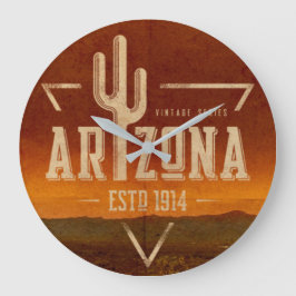 Vintage Series Arizona Large Round Wall Clock Große Wanduhr