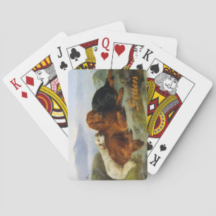 Vintage Setups Kartenspielen Spielkarten