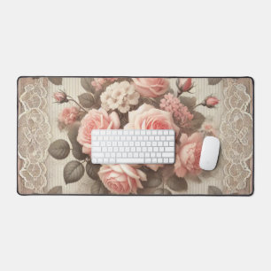 Vintage Shabby Chic Rose Rose Floral