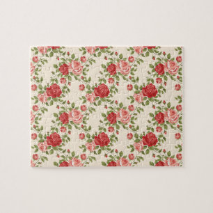 Vintage Shabby Chic Rosen Muster