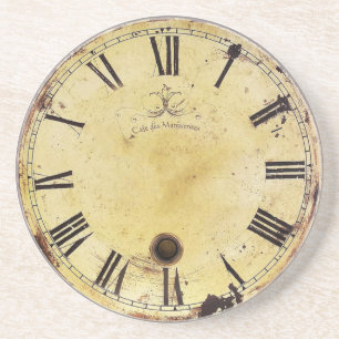 Vintage Shabby Chic Wanduhr Untersetzer
