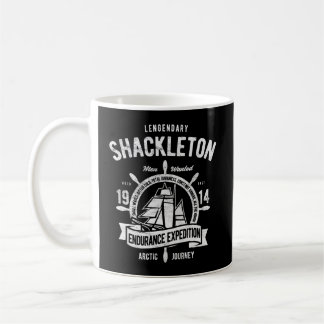 Vintage Shackleton Expedition Antarktis Kaffeetasse