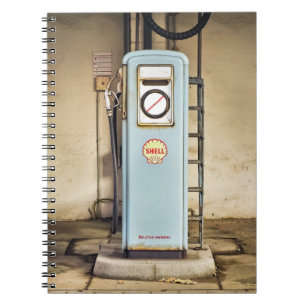 Vintage Shell Gas Zapfsäule Notizblock